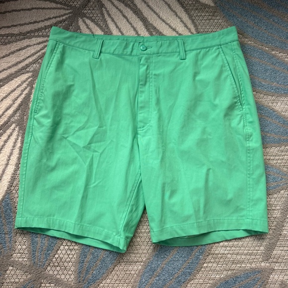 FootJoy Men’s Performance Knit Golf Shorts Size 38 Sea Green Inseam: 9.5" - Picture 2 of 10